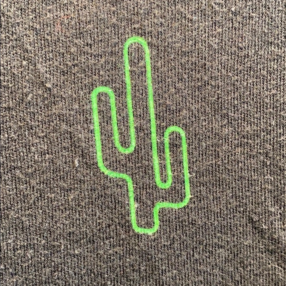 Sub_Urban Riot Black Cactus Tee - Picture 3 of 5